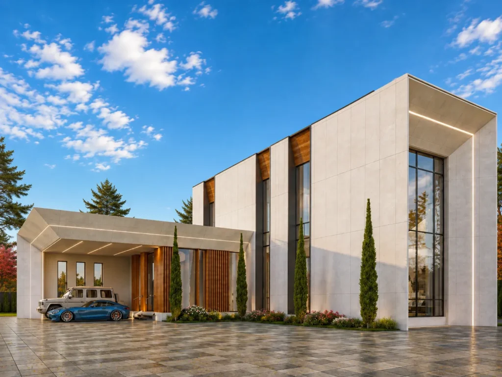 فيلا من فئة Business+ طراز T، طابق واحد — تصميم معماري هندسي، PrivateHouse